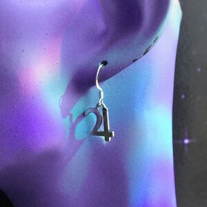 Planet Symbol Glyph Earrings, you choose your pair Jupiter, Saturn, Neptune, Mars, Mercury Uranus, Pluto, Venus, image 3