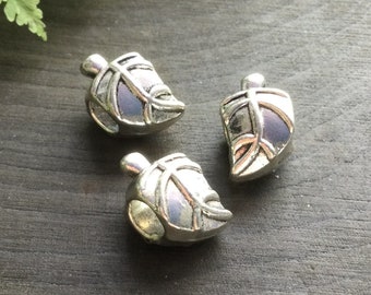 Leaf loc beads, hair bead set * SMALL LOCS or BRAIDS *