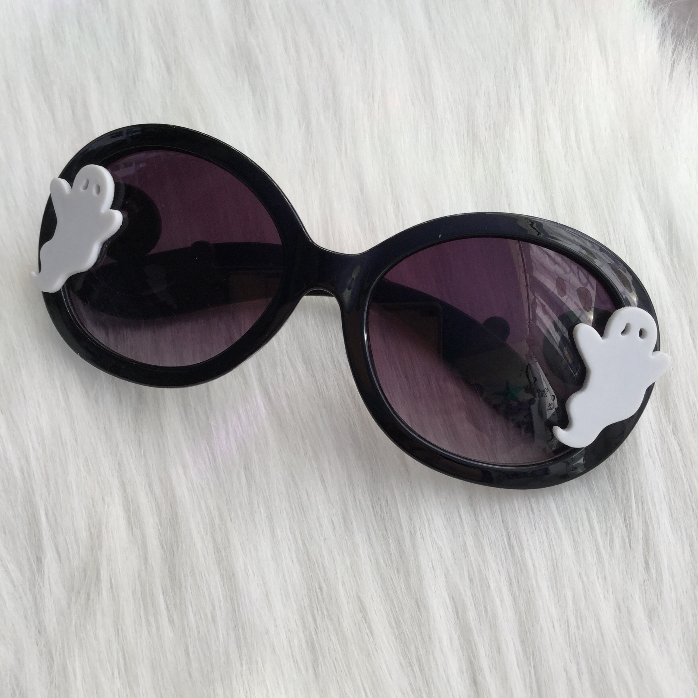 SALE Ghost Sunglasses, Witchy Goth Halloween Eyewear