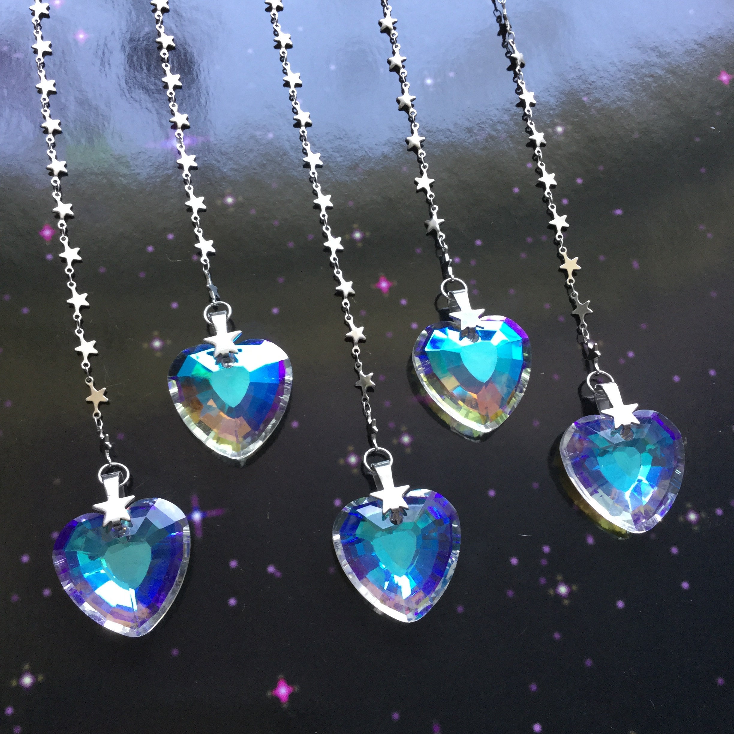 Heart Suncatcher Prism sun catcher rainbow maker Window Etsy