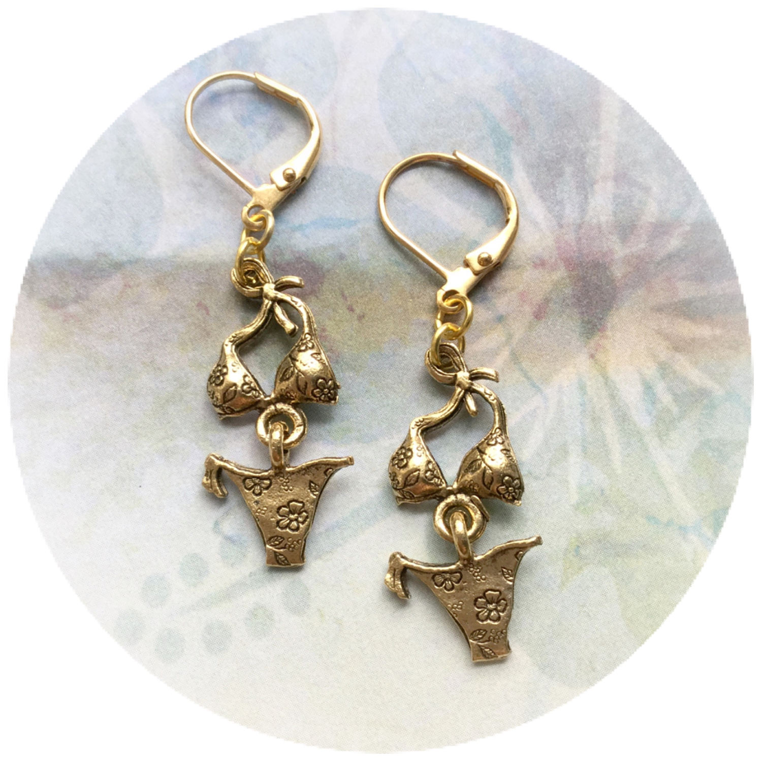 Bikini Earrings Cute Fun Summer Style Sold Per Pair Leave Qty As My