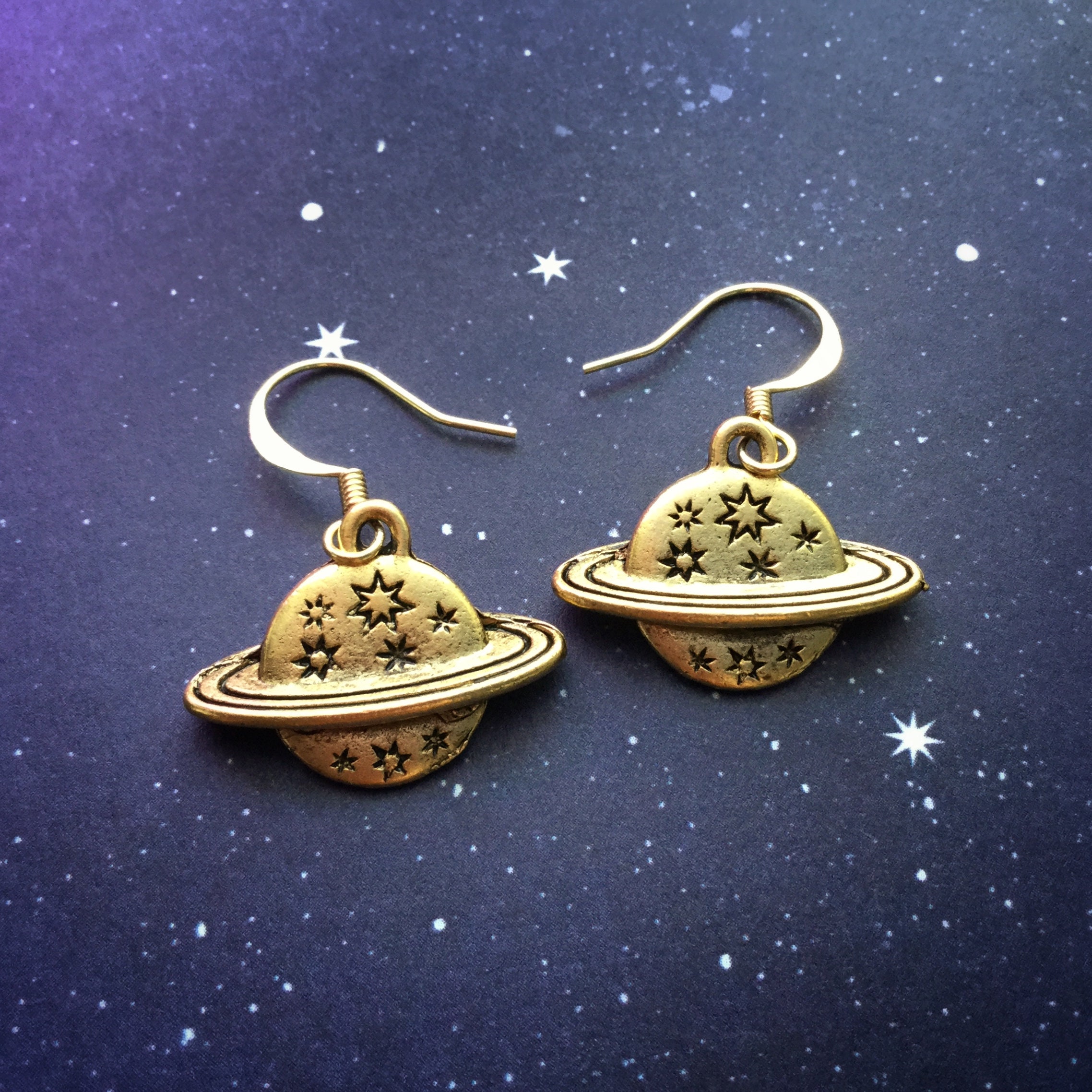 saturn earrings amazon