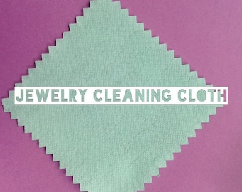 Jewelry Cleaning Cloth, polishing square 3x3" keep your pieces tarnish free! (Colors may vary)
