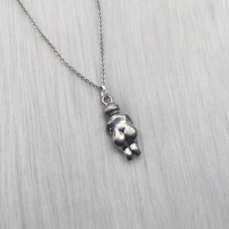 Venus de Willendorf Goddess necklace: long or short chain image 14