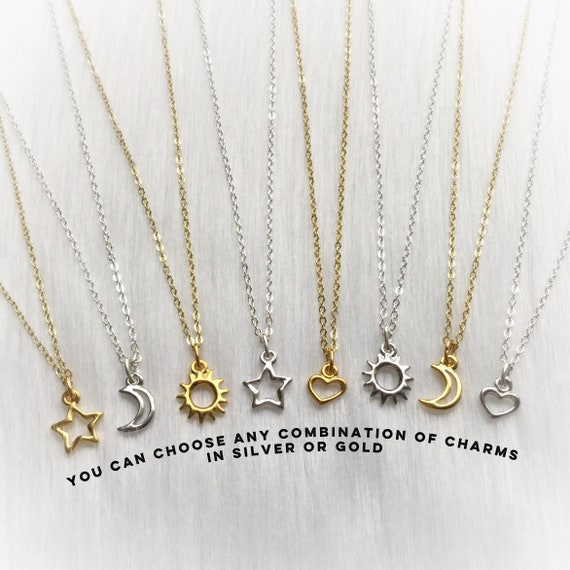 collier lune amitier collier lune amitier
