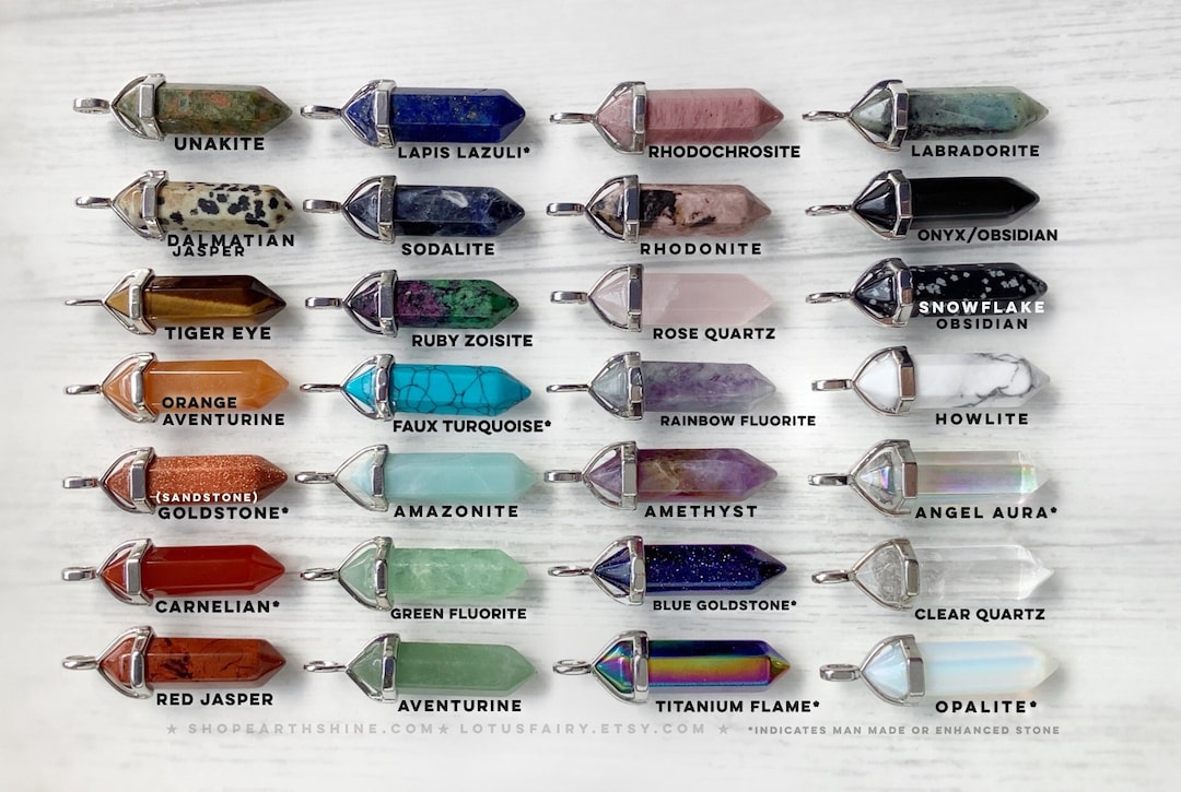Crystal pendant necklace meaning deals