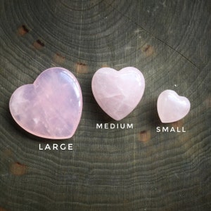 Rose Quartz Heart gemstone, pocket stone, 1 pc, Crystal altar stone, Valentines day gift, Love