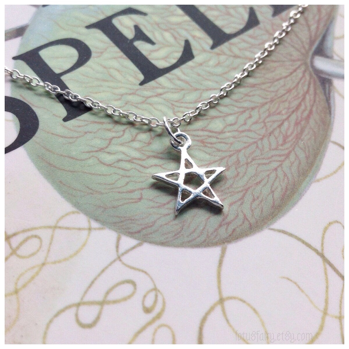 Small 2024 pentacle necklace