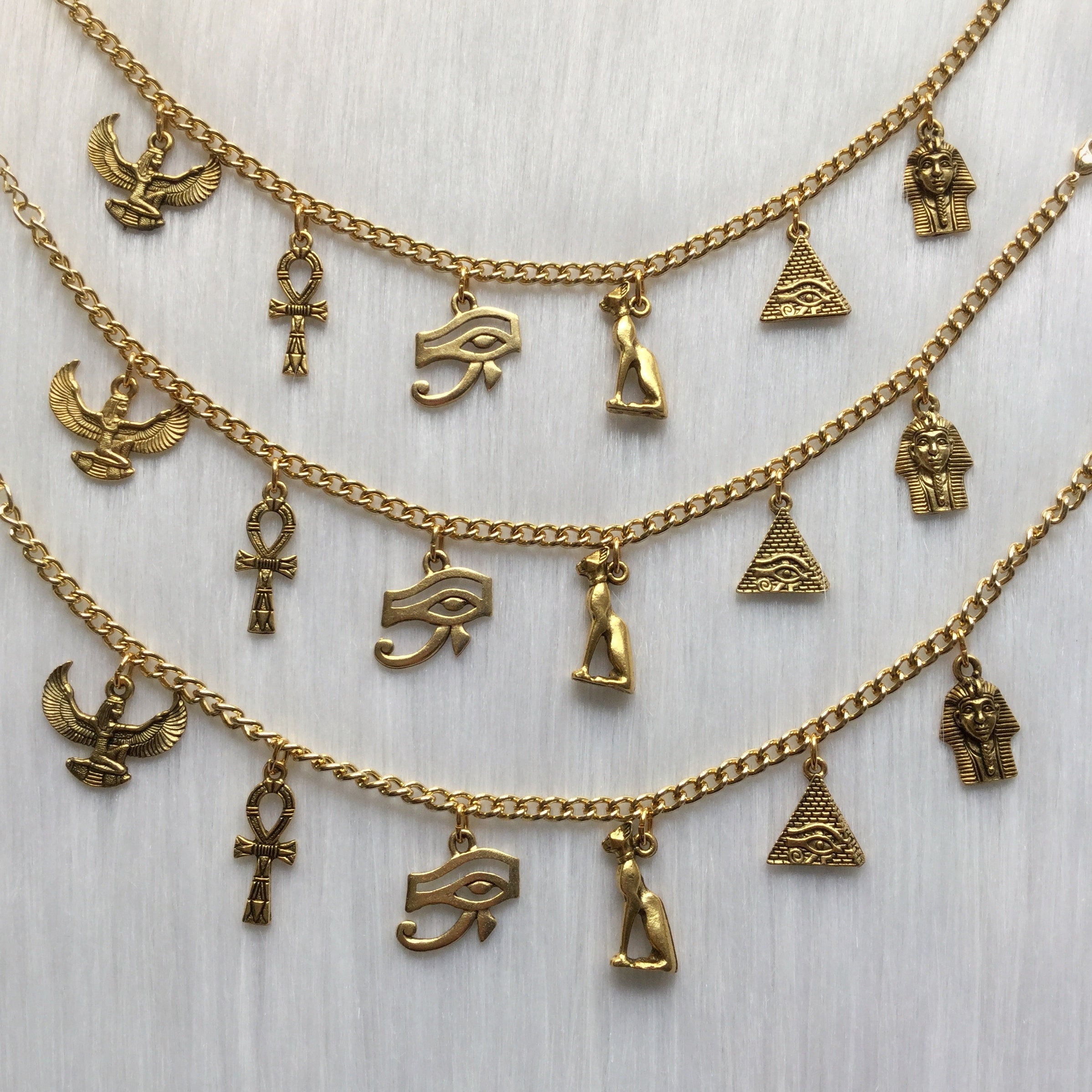Egyptian charm hotsell bracelet