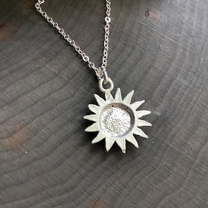 Gold Sun and Moon Charm Necklace, soulmates, Gift for her image 13