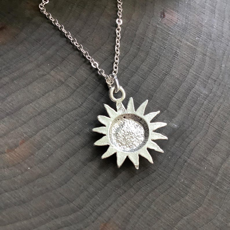 Gold Sun and Moon Charm Necklace, soulmates, Gift for her image 13