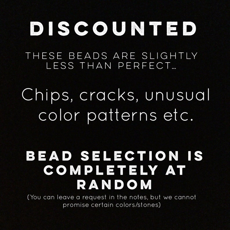 DISCOUNTED Large Loc bead, Stone Dread bead, RANDOM selection image 2