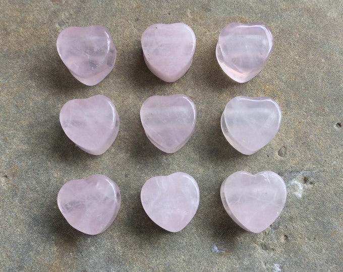 Rose Quartz Heart hair bead, 1pc, Heart Shaped Loc jewelry, Amethyst with 5mm hole