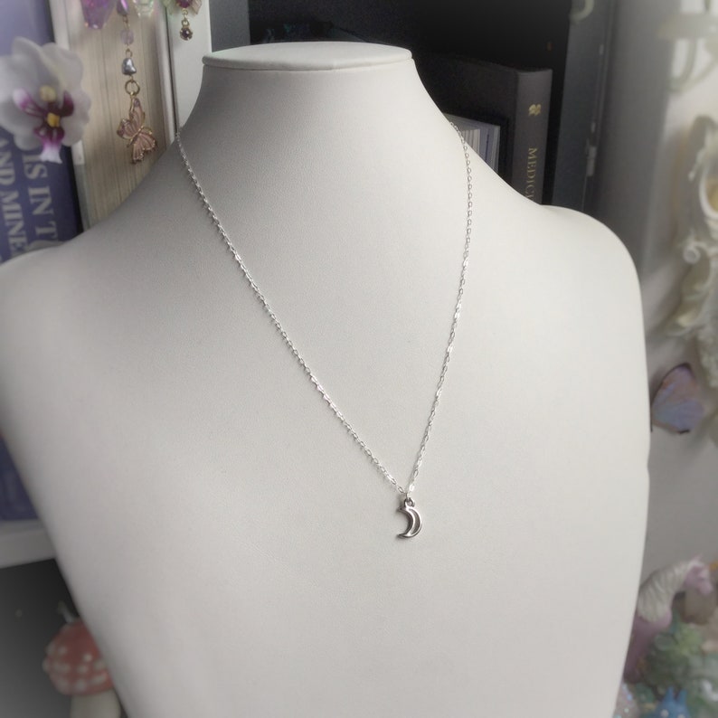 Moon or Star on dainty sterling and gold filled chains Silver and Gold Friendship necklaces your choice of Sun Set of Two