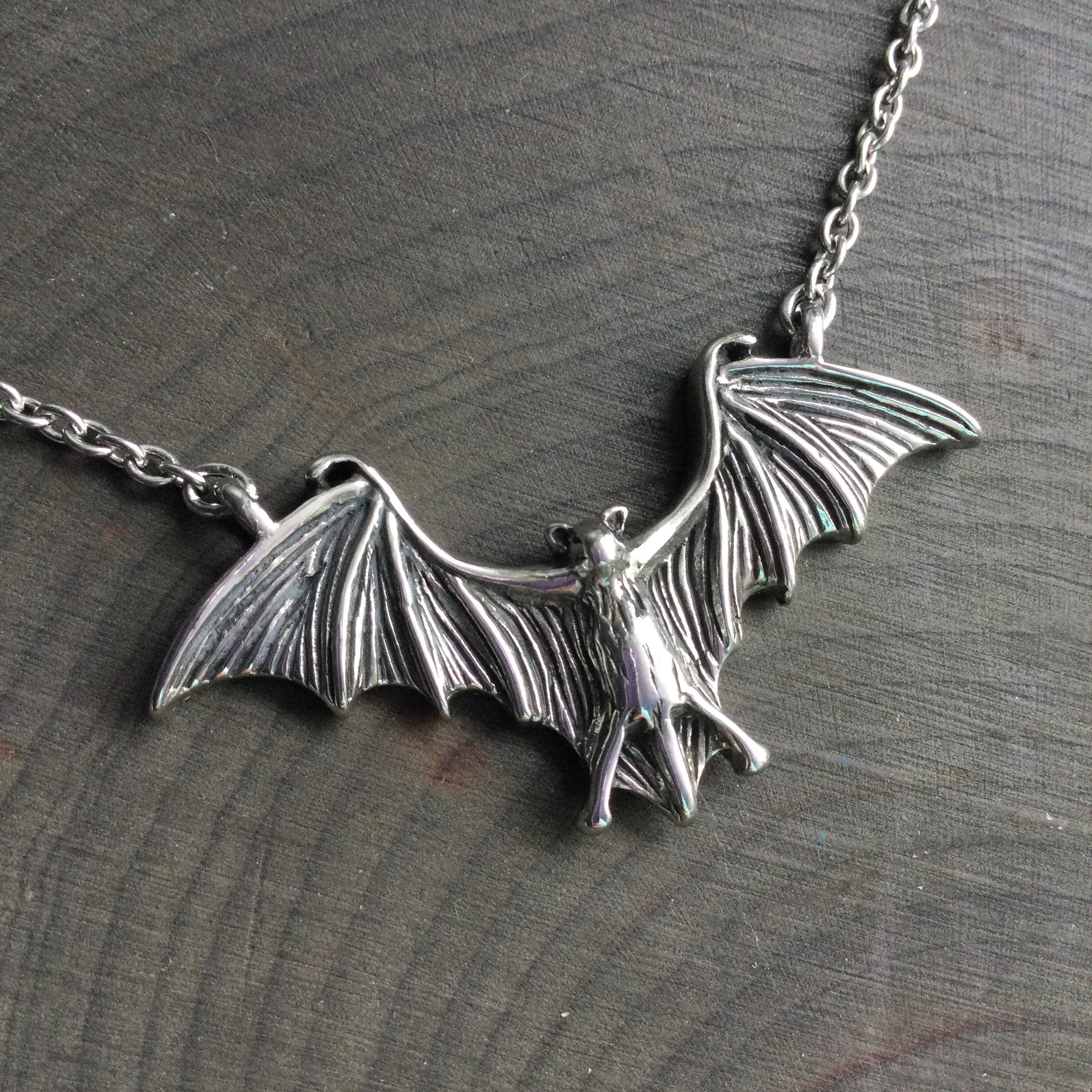 Large Bat Necklace – Zanti Jewelry
