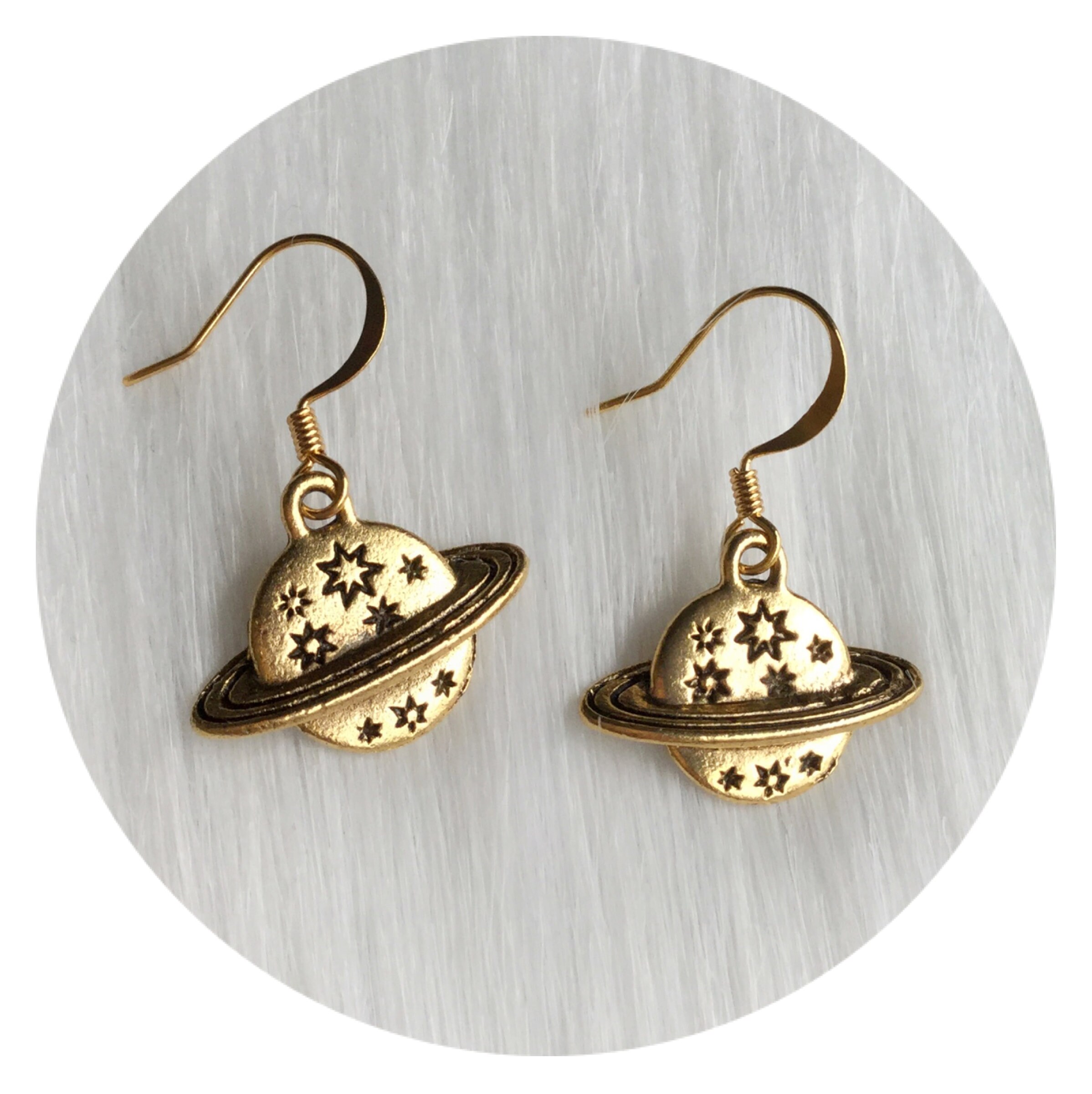 saturn earrings amazon