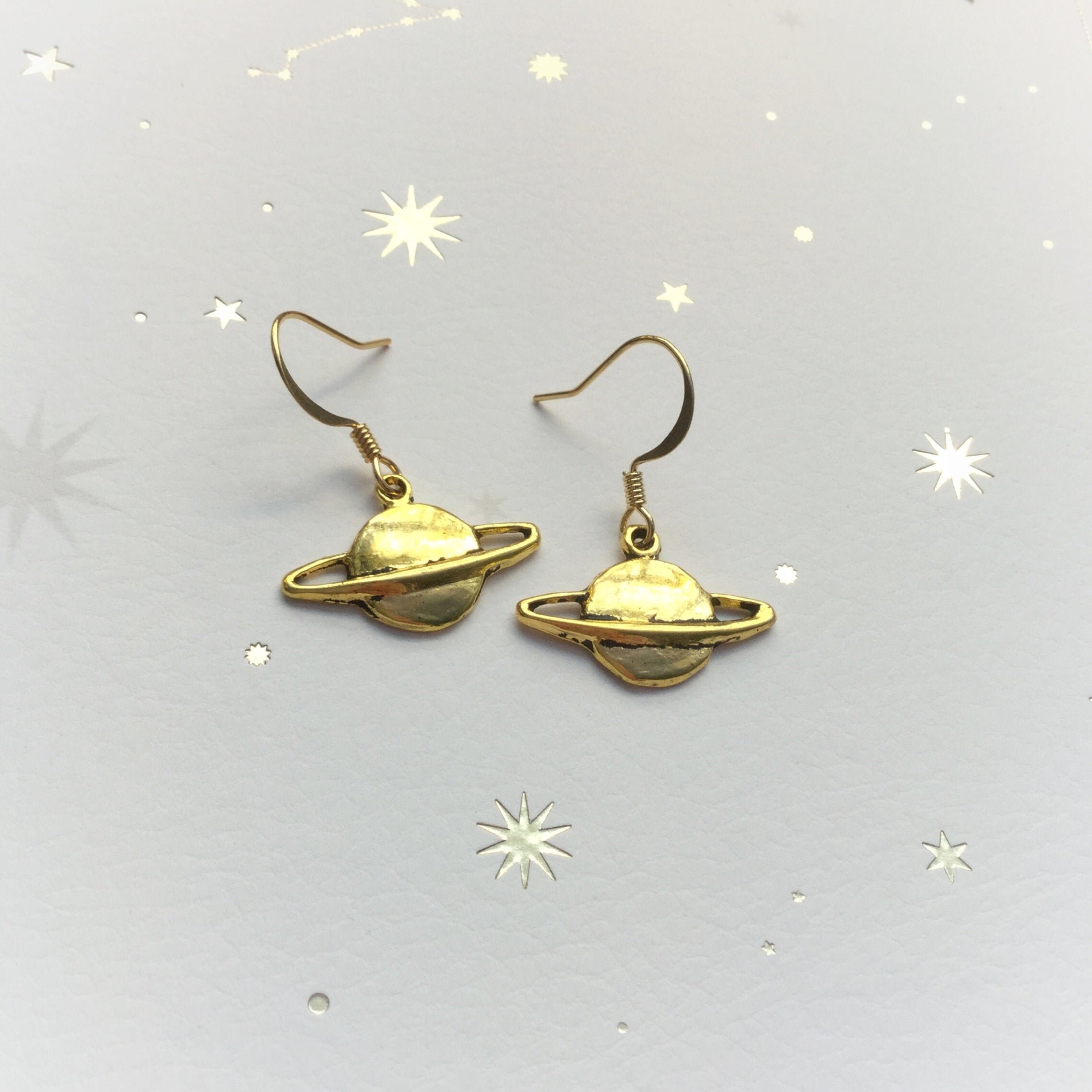 saturn earrings amazon