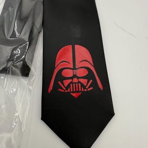 Stat Wars Black and Red Darth Vader skinny tie