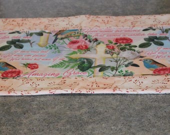 Amazing Grace New Handmade  24 X 12 Table Runner Topper