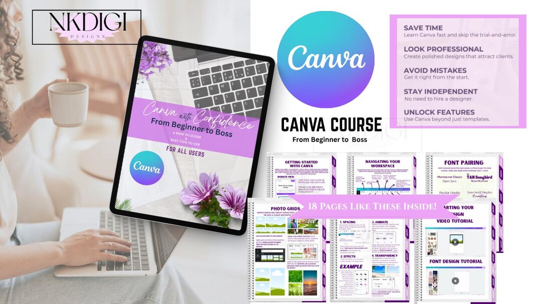 Canva With Confidence Beginner's Friendly, How to Use User Guide Ebook ...