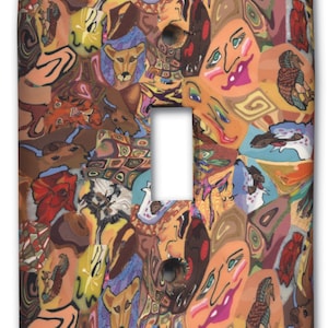 Switch Plate Cover- Earthy- Made to Order