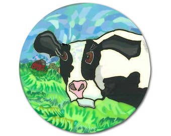 Cow Polymer Clay Cane Silly Milly