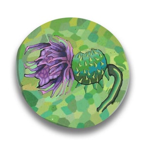 Polymer Clay Cane Thistle- Silly Milly Cane