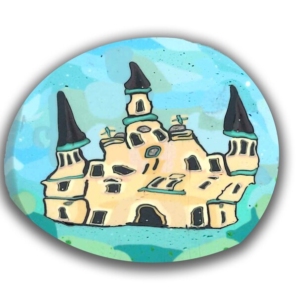 Curvilinear Cathedral Silly Milly Polymer Clay Cane -Vente!