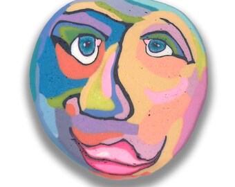 Polymer Clay Cane  Silly Milly Fauvism Face Cane