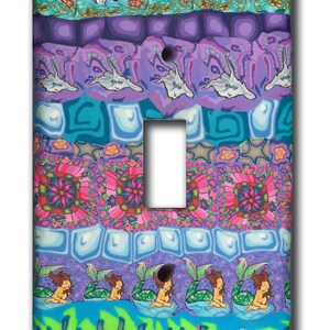Switch Plate Cover- Nautical bands- Made to Order