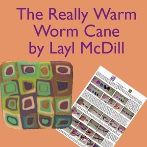 Polymer Clay Cane Tutorial- The Really Warm Worm Cane - PDF How To