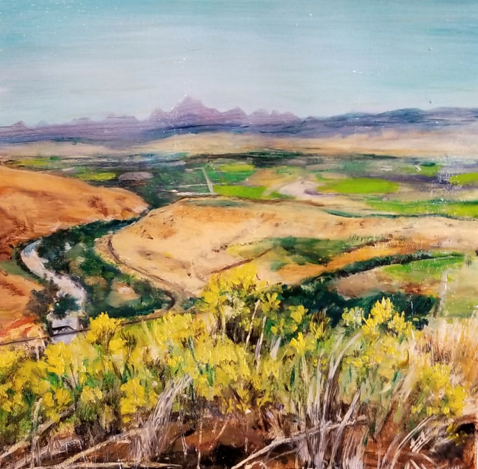 Rattlesnake Ridge painting ellensburg picture yakima canyon Etsy