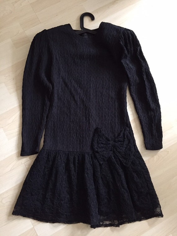 Glamorous & Sexy, 80‘s, Italian Black Party Dress… - image 2