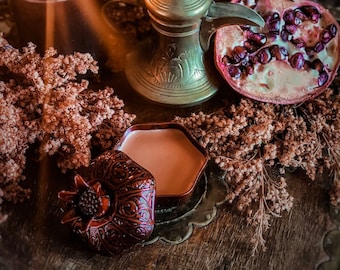 Persephone Perfume // Solid Ritual Perfume // Life, Death, and Rebirth Talisman // Devotional Perfume // Autumn Perfume