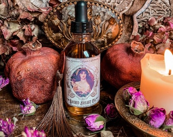 Sacred Breast and Body Oil // Lymphatic Breast Oil // With or Without Essential Oils // 1oz or 2oz