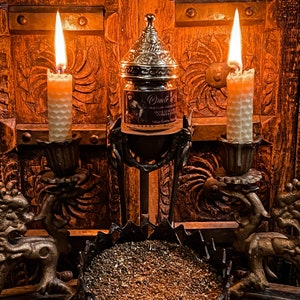 Oracle de Delphes ~ Encens Oracle ~ Encens divinatoire ~ Offrande de la Pythie ~ Offrande d'Apollon ~ Pot orné de 1,4 oz d'encens en vrac