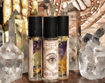 See the Unseen // Reawaken // Second Sight // Pineal Gland Revival // Third Eye Oil //Awakening oil // Psychic Oil Roll on Bottle 1/3oz