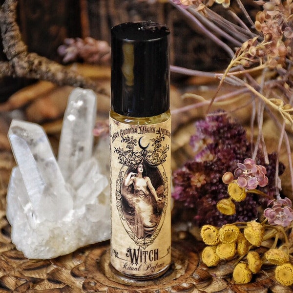 WITCH Perfume Oil ~ Enchanting~ Visionary Oil ~ Manifesting Oil~ Empowerment~ Courage ~ Magick