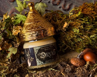Dryad Solid Perfume ~ Botanical Solid Perfume 1oz / 30ml / 28g ~ Forest Born ~ Woods, Petals, Roots