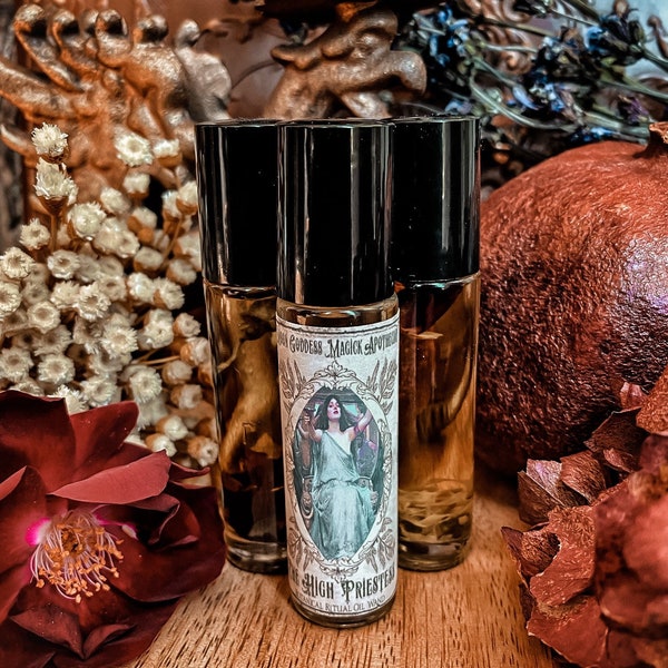 High Priestess Perfume Oil / Empowerment // Feminine Awakening Oil // Organic Perfumery //