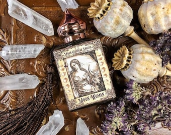 MOON WOMAN ~ Signature Perfume to Moon Goddess Magick Apothecary~ Perfume for the Mysterious Witch Woman ~ Moon Magick ~