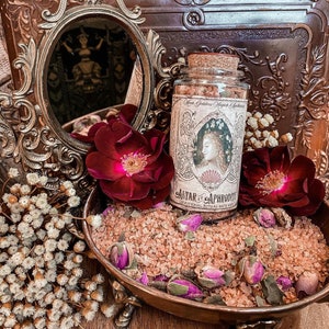 Altar of Aphrodite Devotional Bath Soak // 3.4oz // 3 Ritual Bath Soaks // Love and Beauty