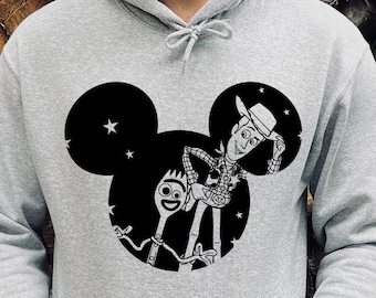 Woody and Forky Mouse Head Svg Png, Cricut, Clipart, Toy Story Shirt Design Svg, Family Vacation Cut File, Printable File, Instant Download
