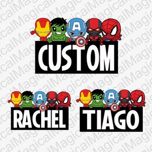 Nazwa niestandardowa Wszystkie dziecko Avengers Urodziny Chłopiec Png, Dziecięca Koszulka Avengers Png, Motyw urodzinowy, Sublimacja, Plik do druku, Cricut, Plik do cięcia