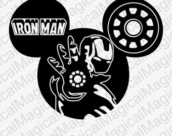 Hero Man Mause Kopf Design SVG Png, Avenger Shirt SVG, Geburtstagskind Superheld Thema geschnitten Datei, Cricut, Silhouette, Sublimation, Vinyl Cut File