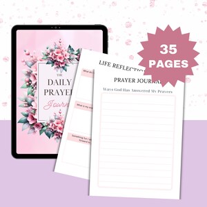Bible Study Guide | Prayer Journal Printable | Digital Reflection Notes PDF | Daily Gratitude Planner & Study Tool | Daily Devotion Planner