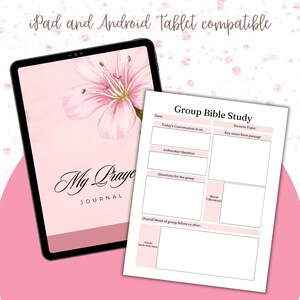 Bible Study Guide | Printable Prayer Journal & Gratitude Journal | Digital Reflection Notes PDF | Daily Prayer Planner | Daily Devotions
