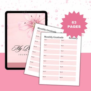 Bible Study Guide | Printable Prayer Journal & Gratitude Journal | Digital Reflection Notes PDF | Daily Prayer Planner | Daily Devotions