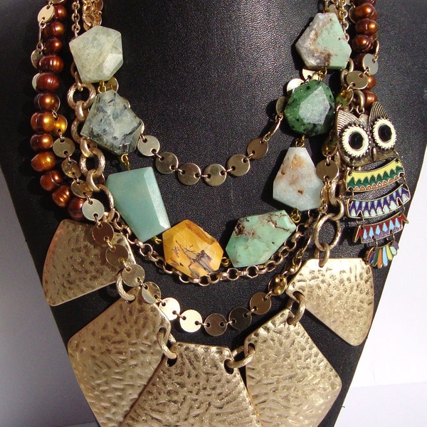 Vintage Statement Necklace by Ashlee Collection on Etsy