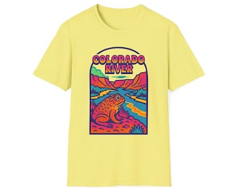 Trippy Colorado River Toad Softstyle Unisex T-Shirt